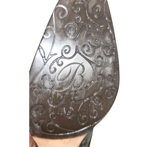 BRIGHTON, TRYST,  LEATHER CHOCLATE BROWN WEAVED MULE,  WOMENS , NWOT SIZE 10 - Picture 8 of 9